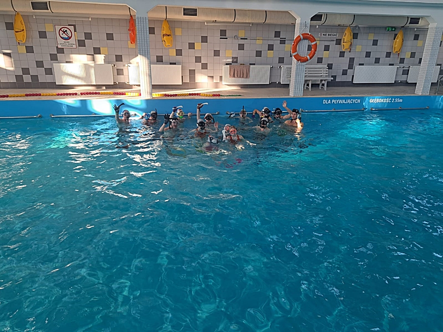 Hokej pod wodą Walenie Siemianowice Śląskie Trening 7 I 2023